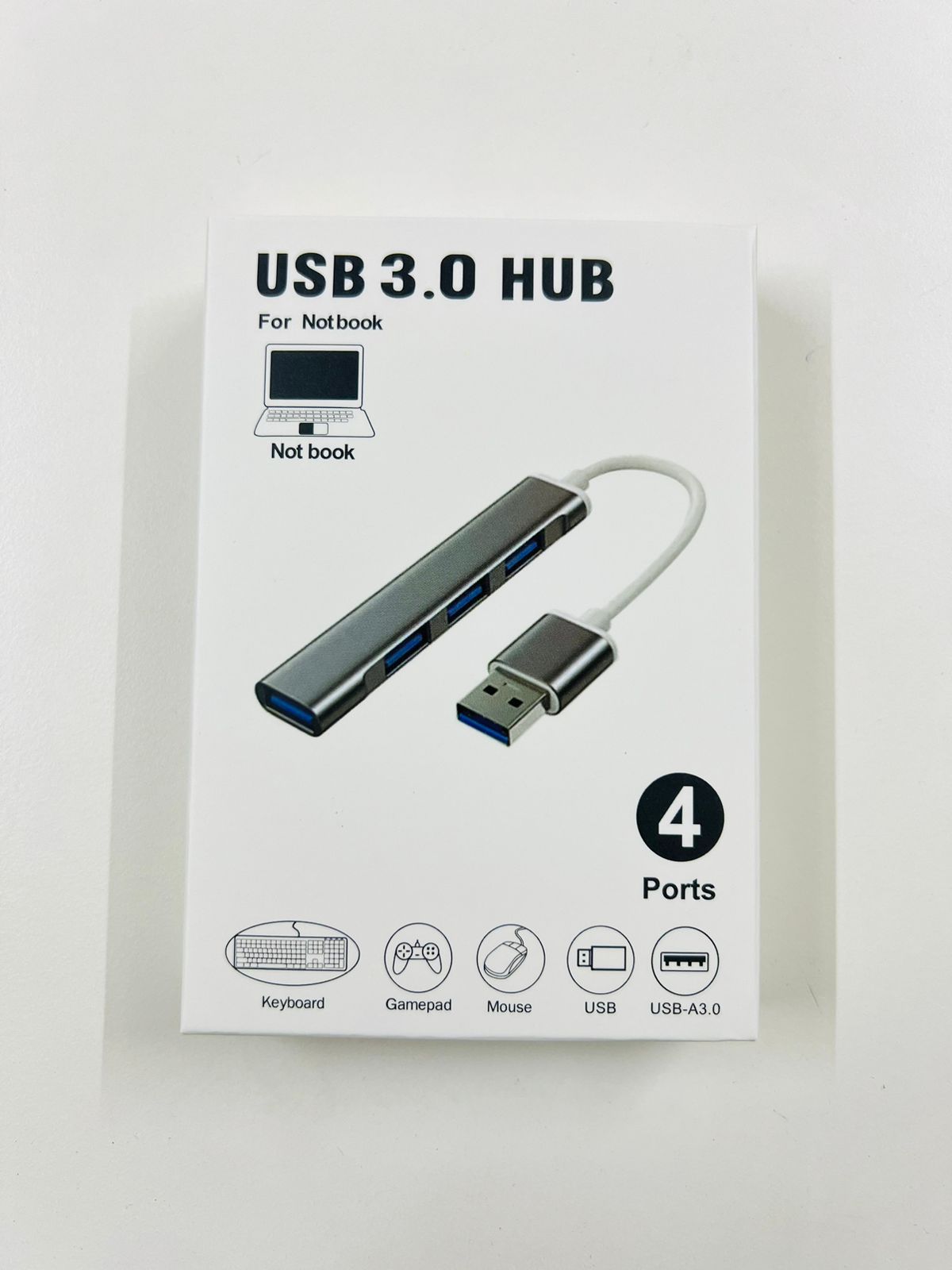 4 Port Metal USB Hub