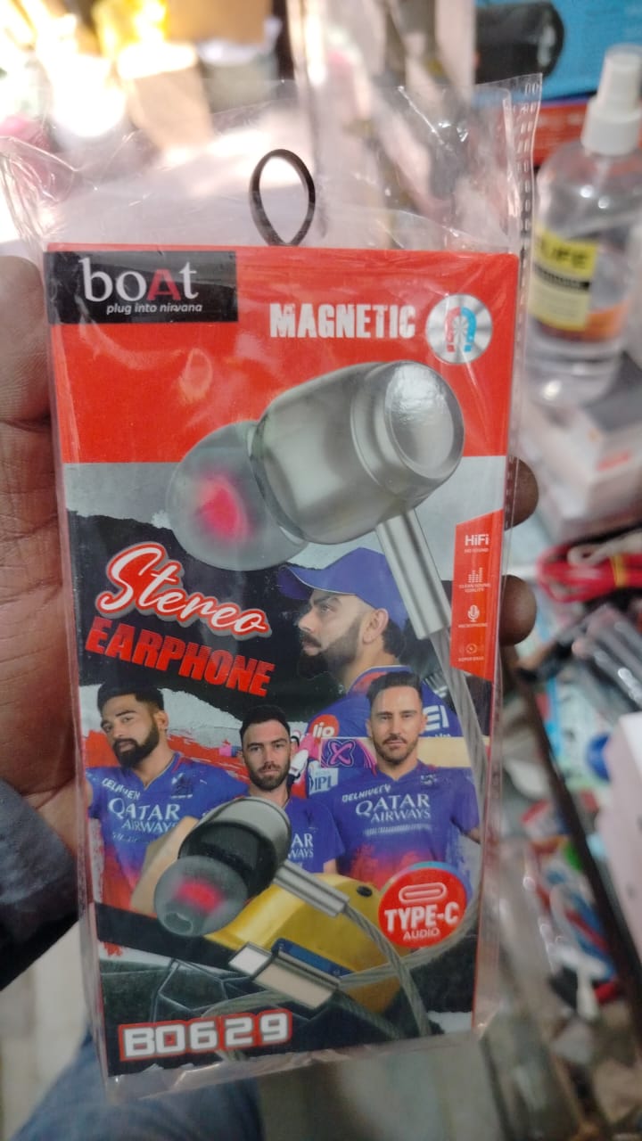 Boat Steneq  B06629 TYPE-C  Earphone Good Sound with Mic (Box Packing)