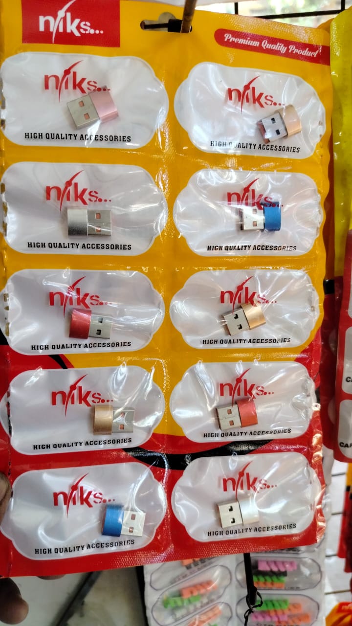 Type C Female to USB Male OTG Adapter for Charger