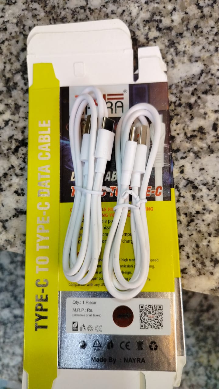 TC – Vooc/Dash Fast Charging Cable 65Watt 6Amp (Box Packing, 1 Year Warranty,
