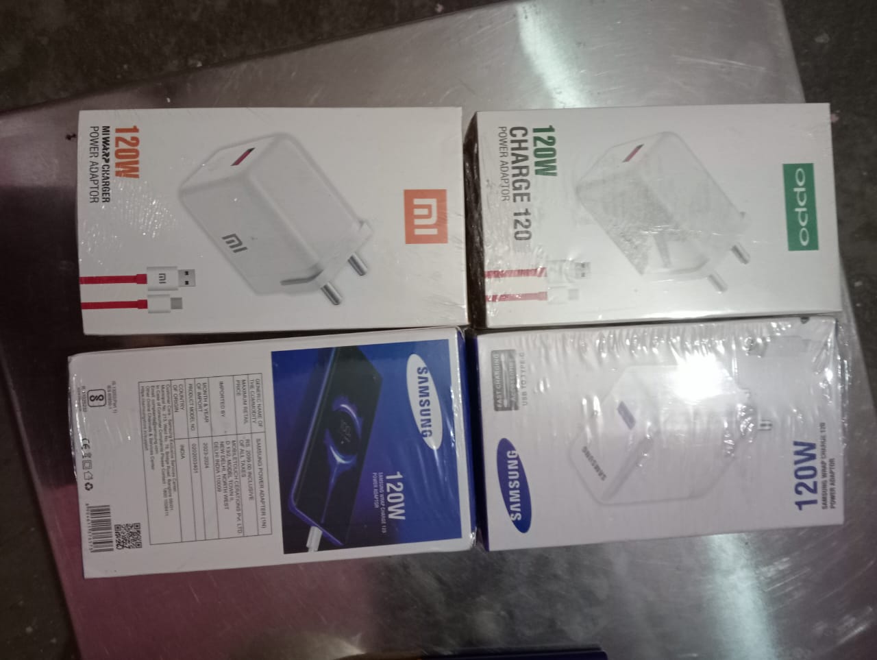 120 Watt Realme /oppo/vivo/oneplus Type Charger With Cable (Box Packing, 6 Month Warranty)