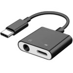 Type C Earphone Jack AUX Dongle