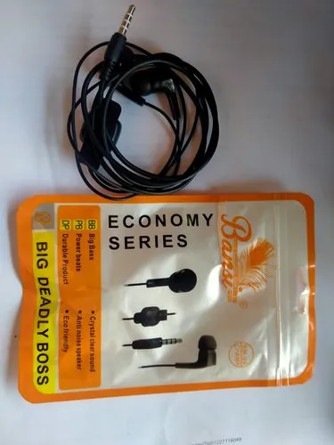 Colorful h/f earphone with Mic (Pouch Packing)