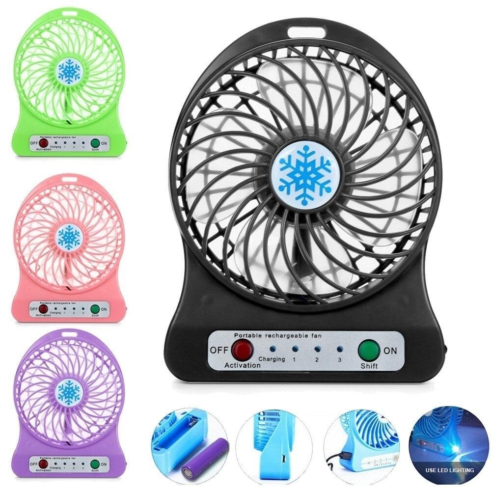 Portable Fan USB Charging