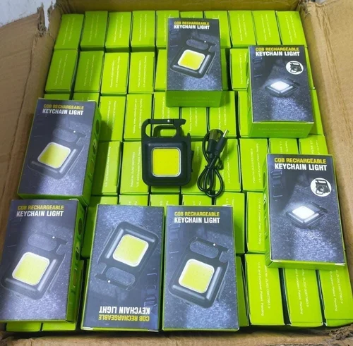 Keyring with LED Light and opener Rechargable