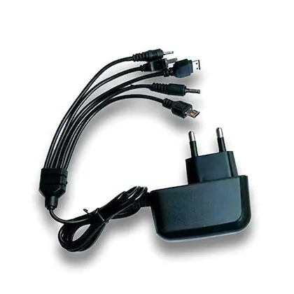 5-in-1 Basic Charger (Box Packing, 6 Month Warranty)